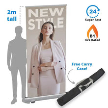 Roller banner example and features