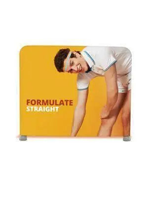 Exhibition Stand Fabric - Formulate Straight 2.4m - Cheap Roller Banners UK