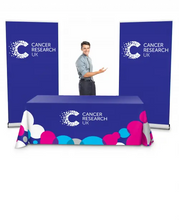 Exhibition Kit 1 - 1 x Table Cloth 2 x Roller Banners - Cheap Roller Banners UK
