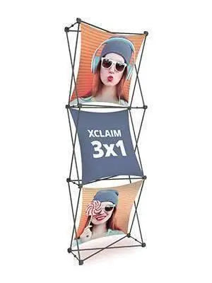 Exhibition Stand Fabric - Xclaim 3 x 1 | Xclaim - Cheap Roller Banners UK