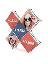 Exhibition Stand Fabric - Xclaim Cross Shape 3 x 3 | Xclaim - Cheap Roller Banners UK