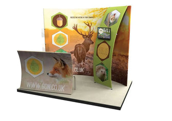 Large Exhibition Stands | Design 2 - Cheap Roller Banners UK